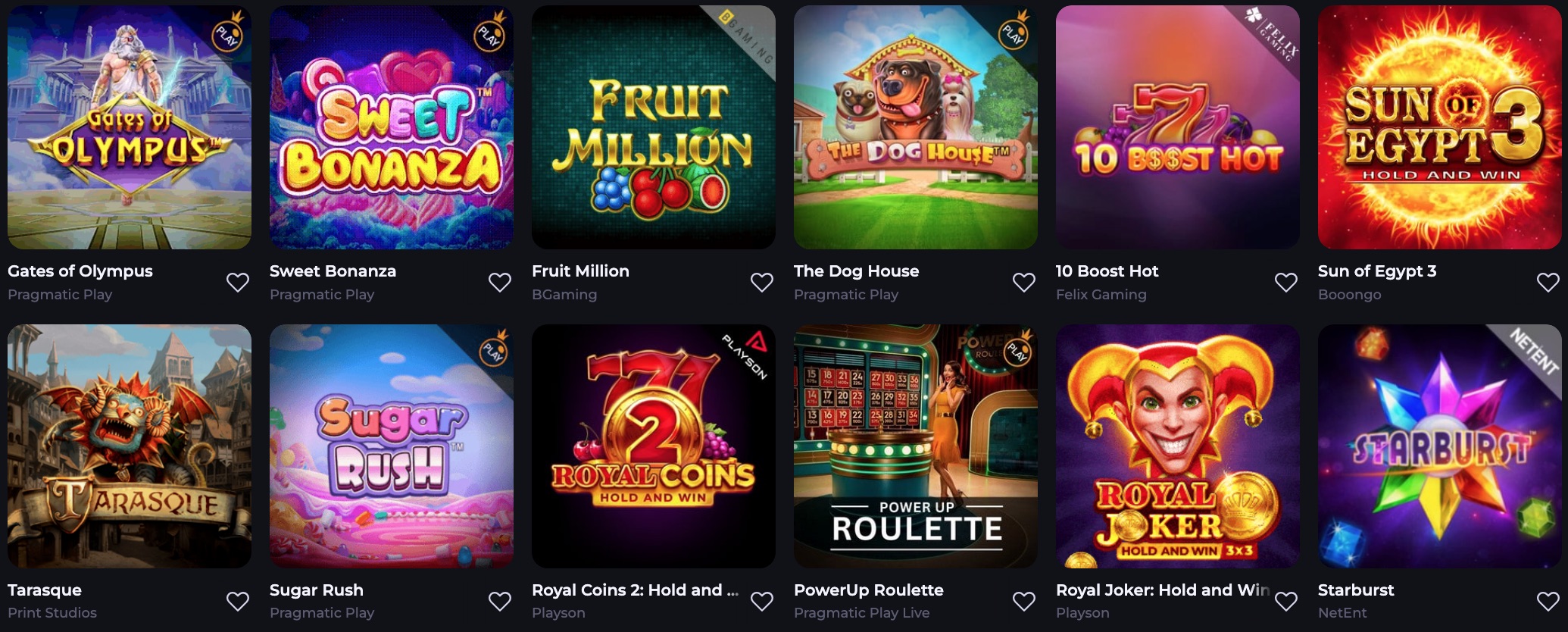 BDMbet Top-Spiele